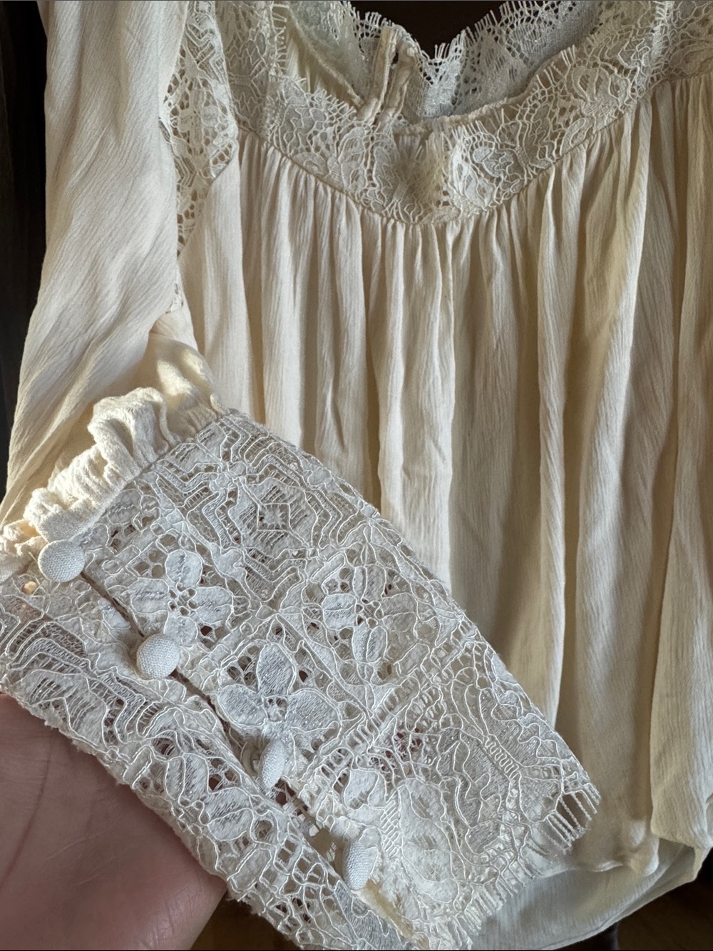 Free people Ivory Bohemian Top - Picture 6 of 14
